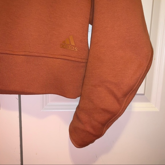 ORANGE ADIDAS VRCT CREW SWEATSHIRT - Picture 4 of 6